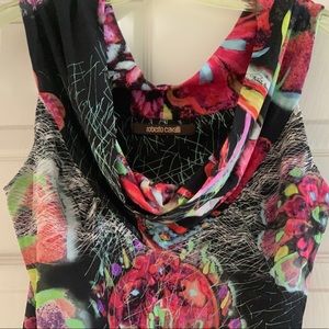 Roberto Cavalli Midi Printed Dress Women’s size 40